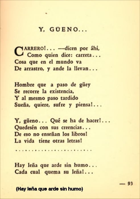 Hay leña que arde sin humo